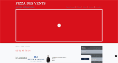 Desktop Screenshot of pizzadesvents-nailloux.com